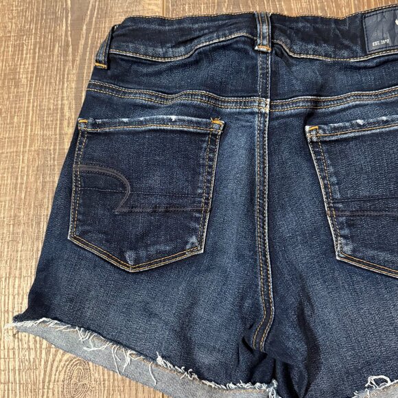 American Eagle Hi-Rise Shortie Shorts - Size 0 - Picture 6 of 13
